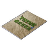 groen denken notitieboek (Linkerzijde)