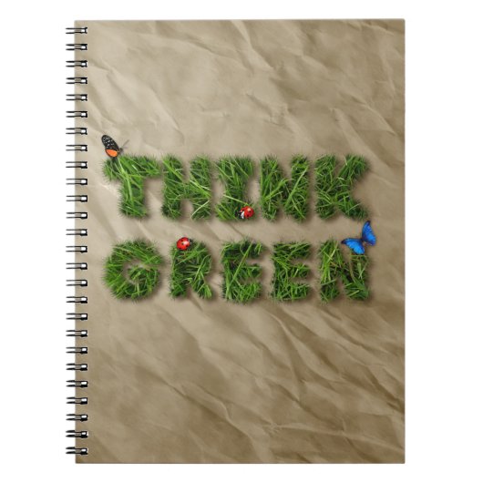 groen denken notitieboek (Voorkant)
