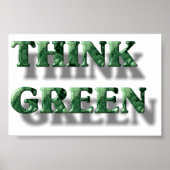 Groen denken poster (Voorkant)