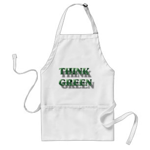 Groen denken standaard schort