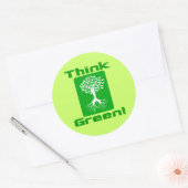 Groen denken | Stickers voor milieubewustzijn (Envelop)