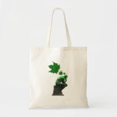 Groen denken tote bag (Voorkant)