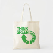 groen denken tote bag (Voorkant)