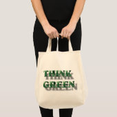 Groen denken tote bag (Voorkant (product))