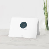 groen dennenbos | Groeten van het seizoen Feestdagen Kaart (Achterkant)