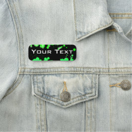 Groen design naamplaatje