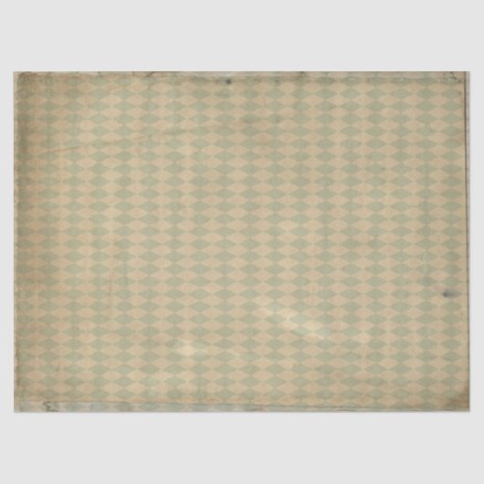  groen diamantpatroon ontkoppeling tissuepapier (Voorkant)