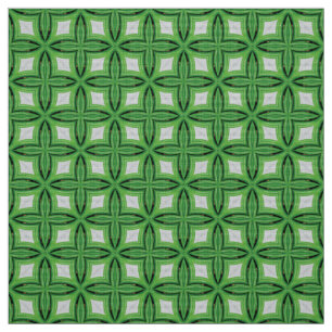 Groen diamantpatroon tegel Upholstery Fabric Stof