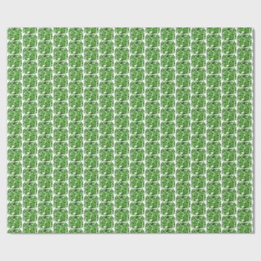 Groen diamantpatroonpapier cadeaupapier (Vlak)