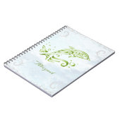 Groen dolfijn, persoonlijk Notitieboek (Linkerzijde)