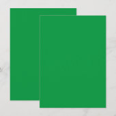 Groen, donker Mint, vette groen, Kaart (Voorkant / Achterkant)