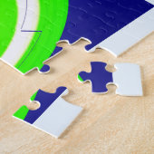 Groen doolhof legpuzzel (Zijkant)