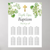 Groen Doop Doop Zitting Grafiek Poster (Voorkant)