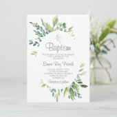 groen doopsel kaart (Staand voorkant)