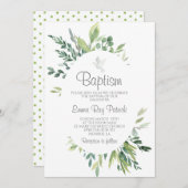 groen doopsel kaart (Voorkant / Achterkant)