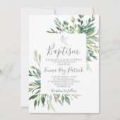 groen doopsel kaart (Voorkant)