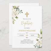 groen doopsel kaart (Voorkant / Achterkant)