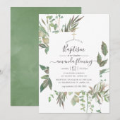 groen doopsel kaart (Voorkant / Achterkant)