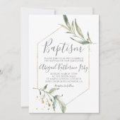 groen doopsel kaart (Voorkant)