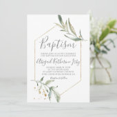 groen doopsel kaart (Staand voorkant)