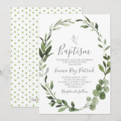 groen doopsel kaart (Voorkant / Achterkant)