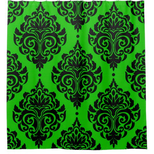 Groen Douchegordijn (Voorkant)