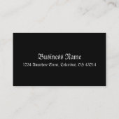 Groen dragon Fantasy Visitekaartje (Achterkant)