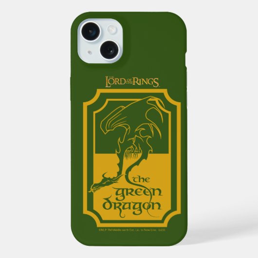 GROEN DRAGON™ iPhone HOESJE (Achterkant)
