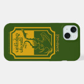 GROEN DRAGON™ iPhone HOESJE (Achterkant horizontaal)