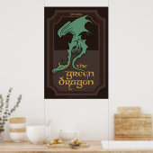 GROEN DRAGON™ POSTER (Keuken)