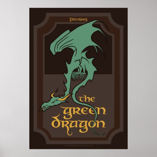 GROEN DRAGON™ POSTER (Voorkant)