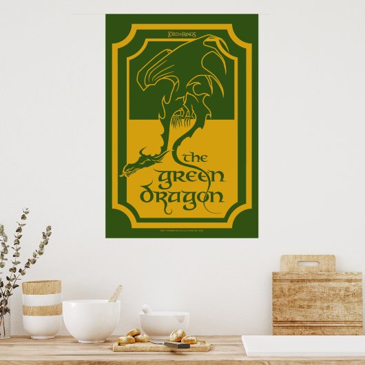 GROEN DRAGON™ POSTER (Keuken)