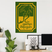 GROEN DRAGON™ POSTER (Thuiskantoor)