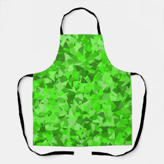 Groen Driehoek Patroon Schort