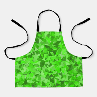 Groen Driehoekpatroon Schort