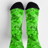 Groen Driehoekpatroon Sokken (Top)