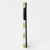 Groen driehoekspatroon Case-Mate iPhone case (Achterkant/links)