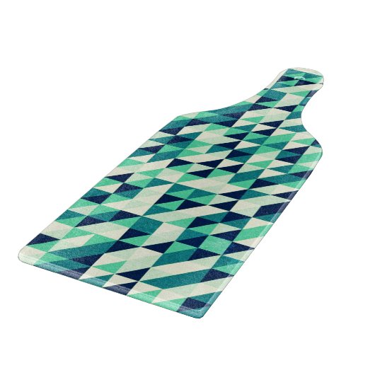 Groen driehoekspatroon snijplank (Hoek)