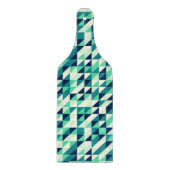 Groen driehoekspatroon snijplank (Voorkant)