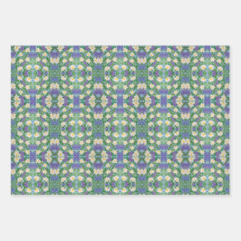 Groen Dromen Geassorteerd Verpakkend Document Inpakpapier Vel