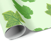 Groen druivenblad cadeaupapier (Rol Hoek)
