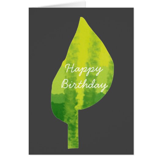 Groen eco-natuur bladerontwerp (Voorkant)