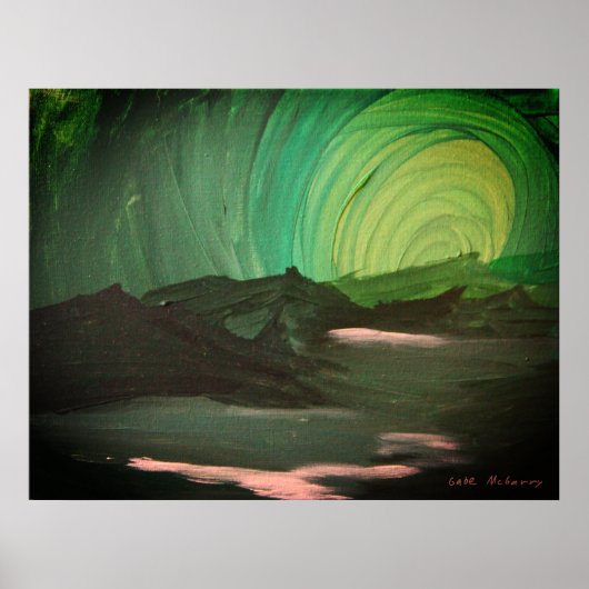 Groen - een Gabriel McGarry Poster (Voorkant)