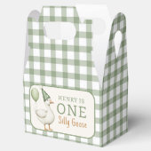 Groen Een Gekke Goose Balloon Verjaardagsgunstbox Bedankdoosjes (Geopend)