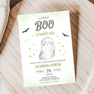 Groen Een Kleine Boe Baby shower Kaart