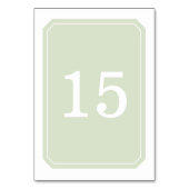 Groen Eenvoudig elegante Kaart (Achterkant)