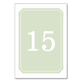 Groen Eenvoudig elegante Kaart