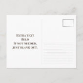 Groen Eenvoudig met Foto Save The Date Kaart (Achterkant)