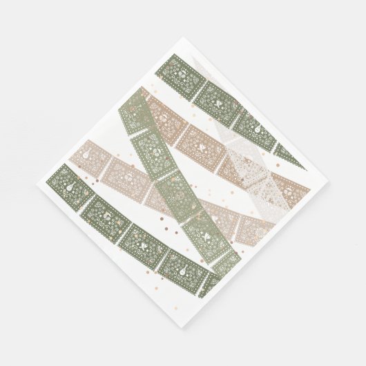 Groen Eerste Fiesta Verjaardagsfeest Servetten (Hoek)