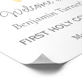 groen | Eerste Heilige Communie Welkom Poster (Hoek)